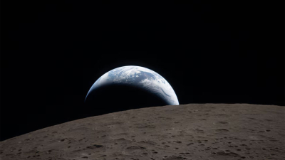 Artemis II recreó la famosa foto de la Tierra del Apolo 8 desde el lado oculto de la Luna