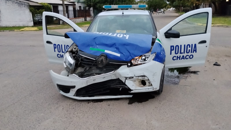 Patrullero chocó cuando acudía de urgencia a un robo en proceso