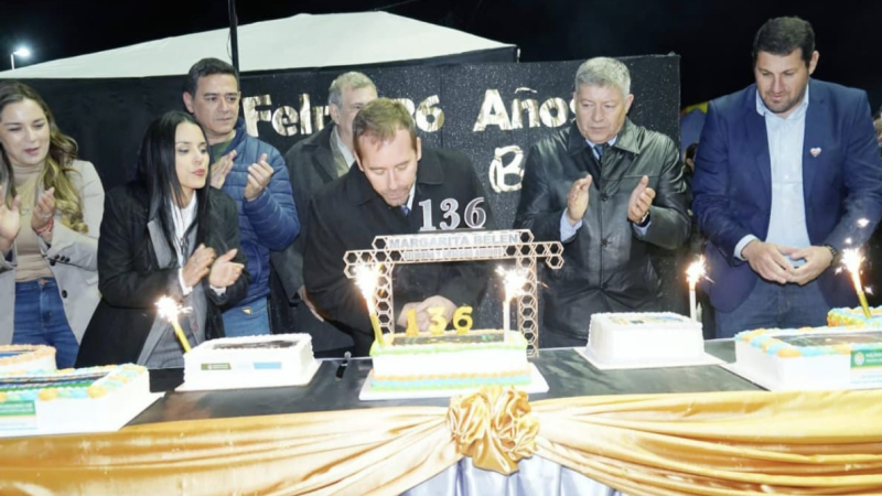 Margarita Belén celebró años con anuncio histórico y nuevas inversiones municipales