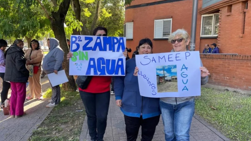 Barrio Zampa: fijan audiencia de inspección ocular para verificar crisis de agua que denuncian mil familias