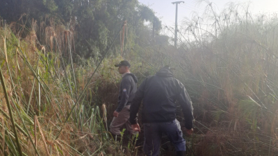 Megaoperativo en Fontana para encontrar a Axel con drones, perros y más de diez divisiones