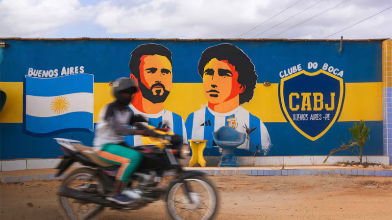 El pueblo en que sus habitantes hinchan por Argentina en el Mundial