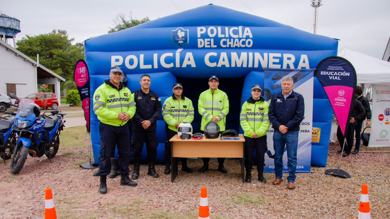 Sáenz Peña fue sede de una jornada sobre concientización y educación en seguridad vial