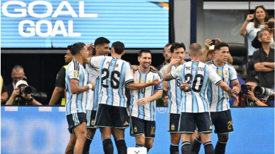 Triunfo de Argentina ante Austria con dos golazos de un Messi imparable