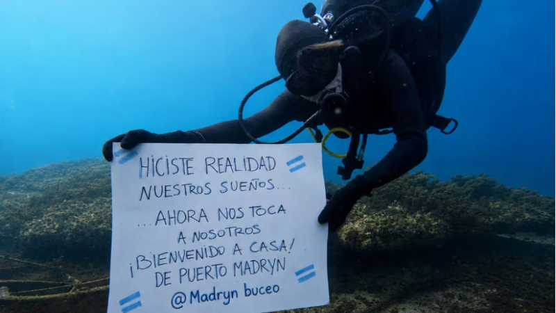 Puerto Madryn le respondió a Lionel Messi desde la Patagonia