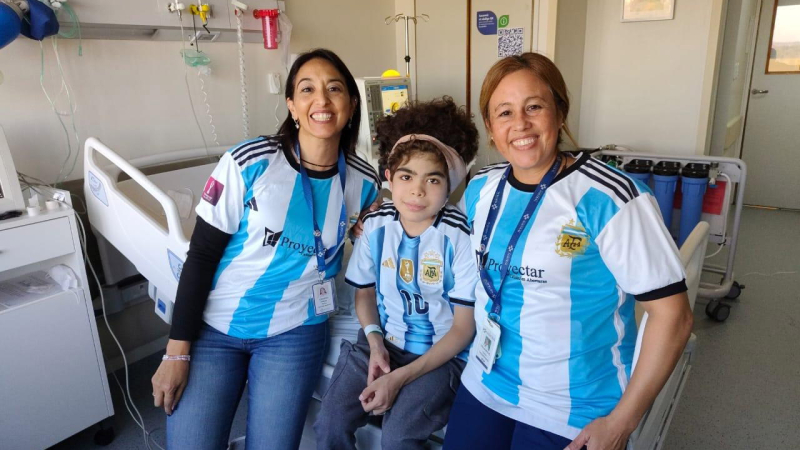 Un niño chaqueño protagonizó un hecho histórico en el Hospital Austral