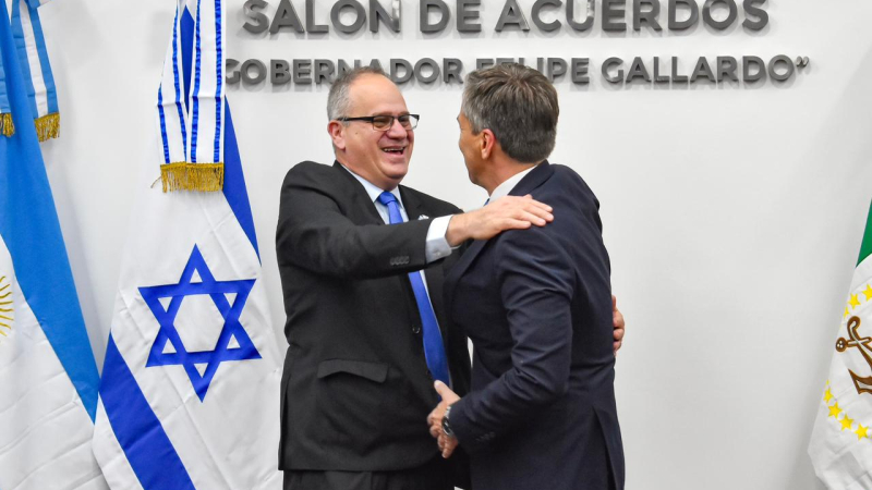 Zdero recibió al embajador de Israel en Argentina, Eyal Sela