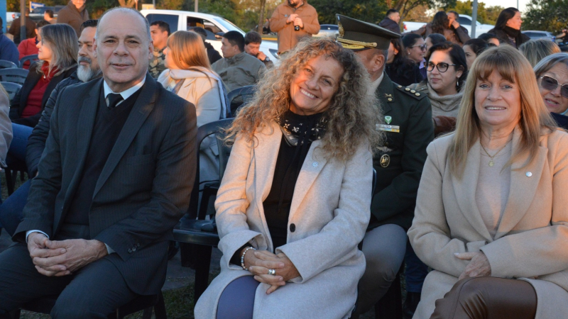 Varela, Grillo y Valle en la inauguración del Espacio de los Tres Poderes