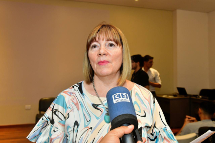 La subsecretaria Gladis Mazza