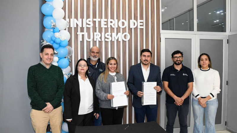 Se firmó un convenio de cooperación técnica e institucional que apunta a crear a futuro un observatorio turístico