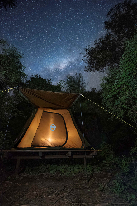 Acampe La Fidelidad Nocturna © Instituto de Turismo de Chaco