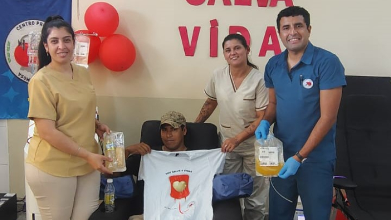 Continúan las colectas solidarias de sangre y de plaquetas
