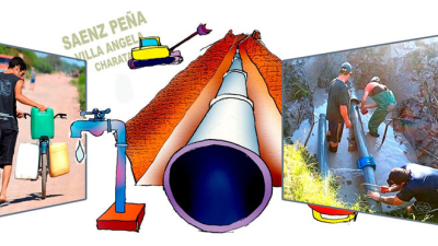 Saénz Peña sin agua: "Estoy enojada… mejor, hago silencio"