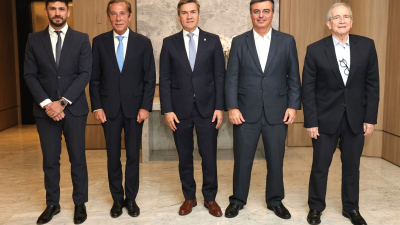 El gobernador se reunió con autoridades de la federación de industrias de San Pablo