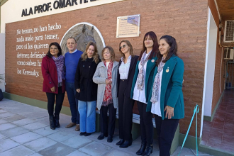 La escuela primaria N° 195 de Las Breñas rindió homenaje a Omar Zenoff