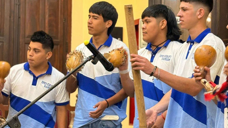 Estudiantes del barrio Namqom participaron de un encuentro intercultural