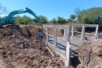 Con fondos provinciales, la DPV ejecuta una obra clave en la Colonia San Juan