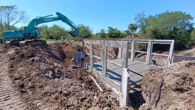Con fondos provinciales, la DPV ejecuta una obra clave en la Colonia San Juan