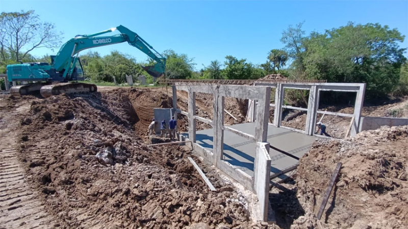 Con fondos provinciales, la DPV ejecuta una obra clave en la Colonia San Juan