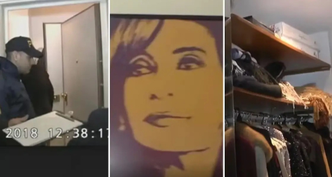 Difunden imágenes inéditas de puertas blindadas en el departamento de CFK