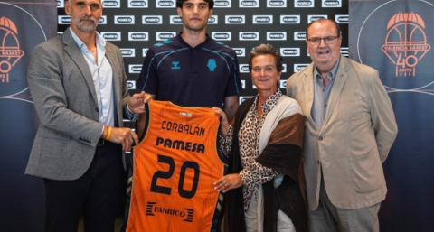 Corbalán en Valencia: "Es un nivel más alto, pero me siento preparado"