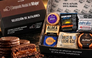 Caja con los mejores alfajores de la Argentina