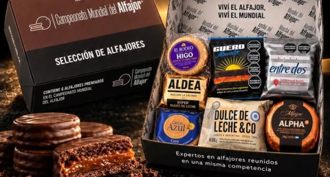 Caja con los mejores alfajores de la Argentina