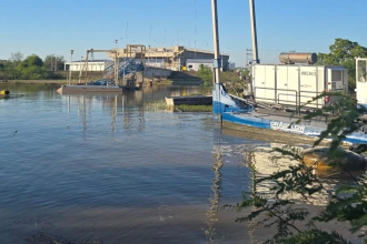 Sameep draga y refuerza la toma de agua de El Pintado para cuidar el servicio de agua potable en El Impenetrable