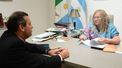 La presidente de la Legislatura se reunió con el titular del Consejo de la Magistratura