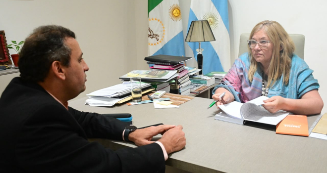 La presidente de la Legislatura se reunió con el titular del Consejo de la Magistratura