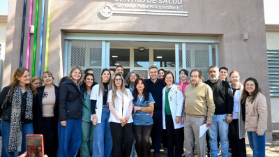El centro de salud de Villa Alvear quedó completamente nuevo