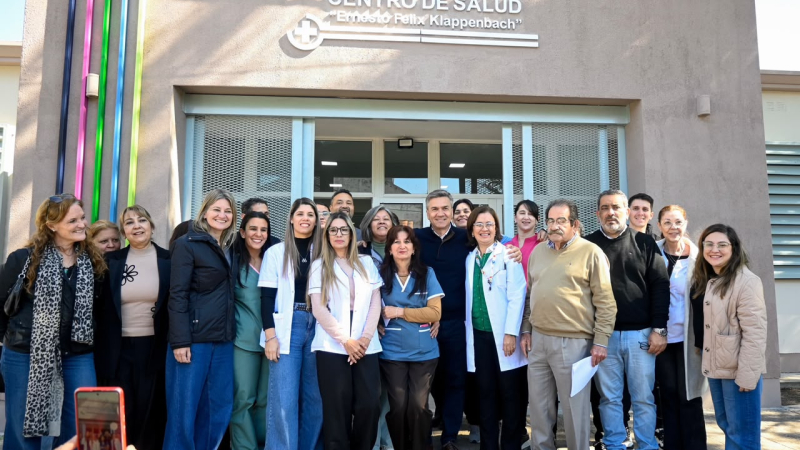 El centro de salud de Villa Alvear quedó completamente nuevo