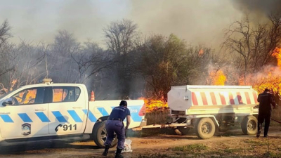 Confirman que están controlados los incendios en zonas rurales del oeste provincial