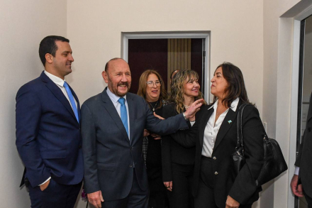 Insfrán inauguró la refacción y ampliación del edificio del Juzgado de Paz de Laguna Blanca