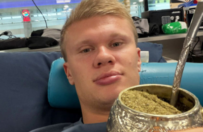 Haaland agradeció a los argentinos que le presentaron el mate