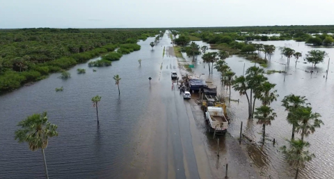 El Paraná da un respiro,  pero la emergencia continúa