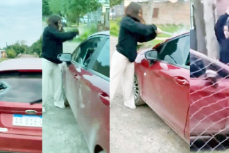 Fontana: atacó el auto de una conocida de su expareja y le rompió todos los vidrios