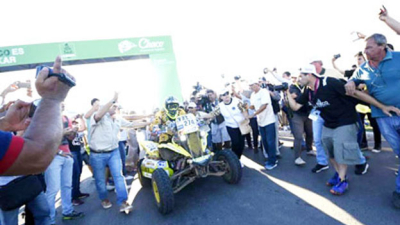 Sáenz Peña vivió una fiesta con el paso del Dakar