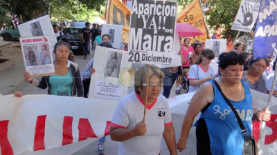 Caso Maira: se aguardan los resultados de la sangre hallada en un pico y arribo de georradar