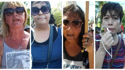 Las voces de ellas, en medio de una multitudinaria marcha
