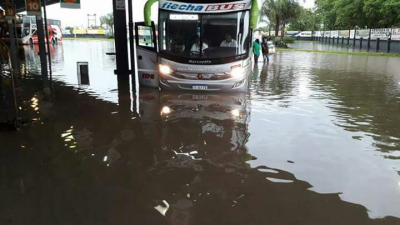 No funciona el servicio urbano de colectivos