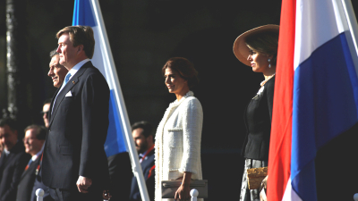 Los reyes de Holanda le dieron la bienvenida a Macri
