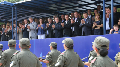 Peppo homenajeó en Corzuela a los Veteranos y Caídos de Malvinas