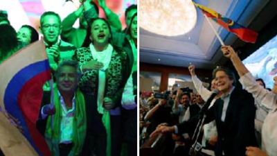 El oficialista Moreno derrotaba al banquero Lasso