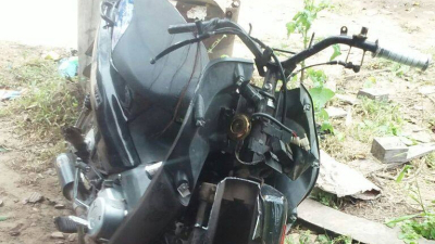 Motociclista chocó contra un caballo en el acceso a Colonia Benítez