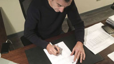 Randazzo firmó su precandidatura a senador nacional
