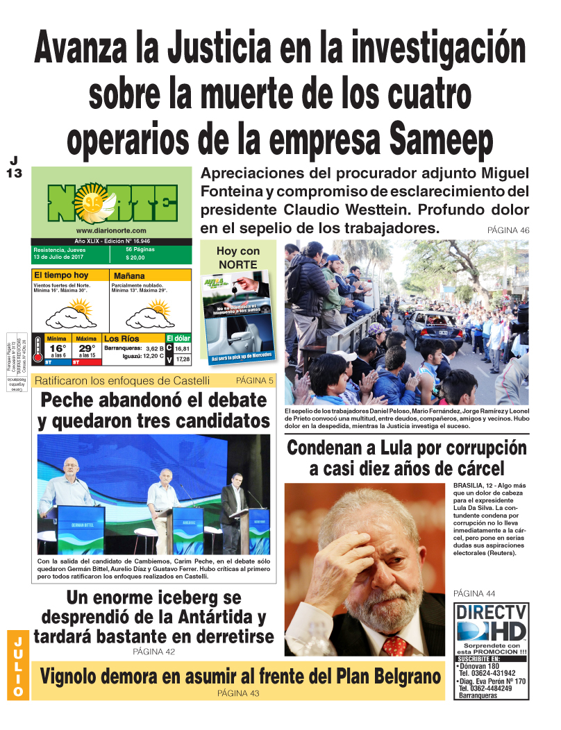Edición del 13.07.17