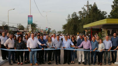 Autovía de acceso, pavimento y otras obras inauguradas en Castelli
