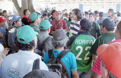 Asamblea de trabajadores de Sameep por condiciones de seguridad y estabilidad