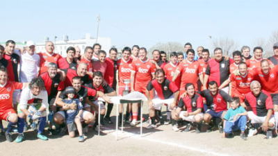 Encuentro de la Amistad entre jugadores de San Fernando y Estudiantes